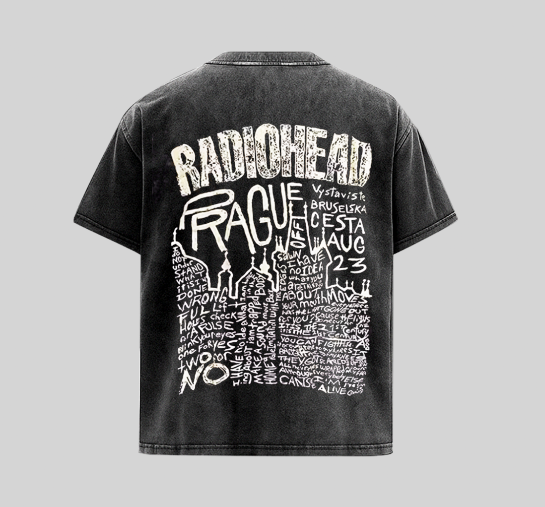 Radio Head Band Vingate Shirts RBW [RD] - Image 3